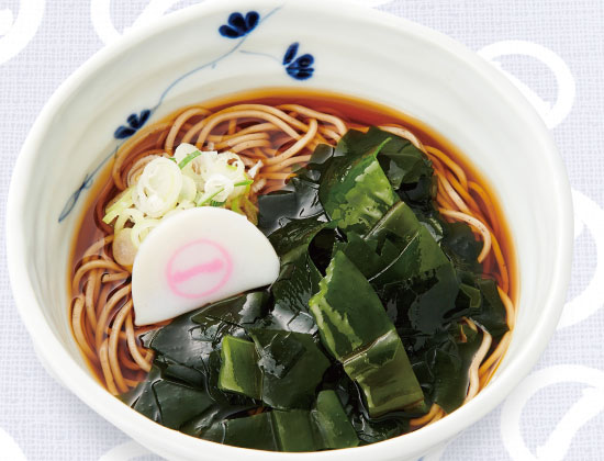 トッピングのこだわり(三陸産わかめそば)image01
